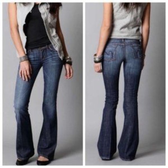 Citizens of Humanity Ingrid #002 Low Waist Flare Jeans Sz 28 - Picture 1 of 12